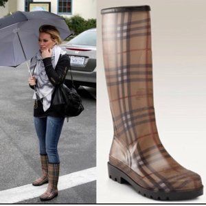 Burberry Heymarket Check Rainboots